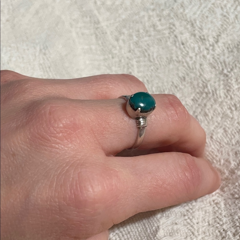 Silver 925 Turquoise Style Ring